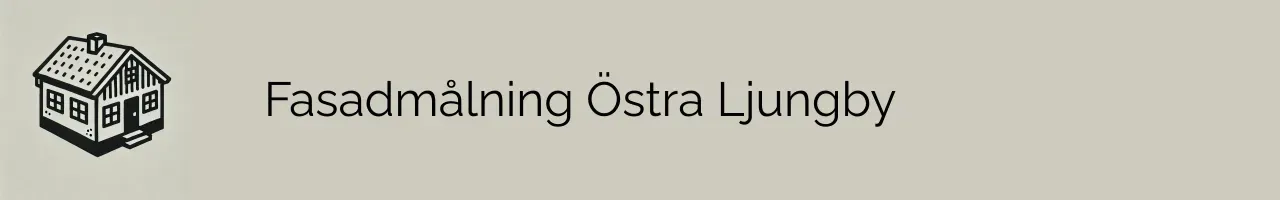 Fasadmålning Östra Ljungby